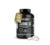 Beast Big Z Magnesium for Sleep Support Supplement with Superior Magnesium Bisglycinate & Gluconate Complex Plus Zinc - 30 Servings, 90 Tablets