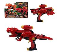 Beast Blitz Dino Assault Dart Gun | Dinosaur Toy & Pretend Gun | Includes 6 Dinosaur Dart Bullets | Dinosaur Toy Weapon Shooting Game | Dinosaur 2-IN-1 Toy Transforming Into Toy Pretend Gun | 3+