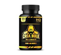 Beast & Bulk Creatine Capsules | High Strength Creatine Supplement | Muscle Growth, Strength & Recovery | Performance | Men & Women | 120 Vegan Capsules | Micronised Creatine | Made in UK