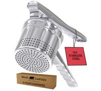 BEAST CANTEEN Potato Ricer Masher - 18/8 Stainless Steel Potato Ricer Press, Ergonomic Handle, Kitchen Accessories for Mashed Potatoes, Gnocchi, Baby Food Maker, Potato Masher Stainless Steel