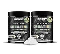 Beast Creatine Monohydrate Powder 1kg Full 5g per Scoop 200 Servings