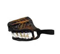 Beast Dog Muzzle,Halloween Costumes Hell Hound Scary Muzzle Pet Mask | Sized for Large Medium Small,Adjustable Face Straps Cosplay, Werewolf Ell Monster Teeth Beast Halloweendog