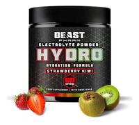 Beast | Electrolytes Powder | 60 Servings Keto Hydration Drinks + Potassium | 360g, Strawberry Kiwi