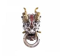 Beast Face Spacer Bead 3-Way Connector, Handmade Silver & Copper DIY Charm for Bracelets, 14g