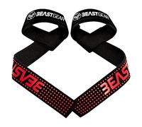 Beast Gear Weight Lifting Straps - Professional, Padded Gym Wrist Straps w/Advanced Gelgrip