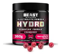 Beast Hydro Electrolytes Powder 60 Servings Electrolyte Drinks Cranberry