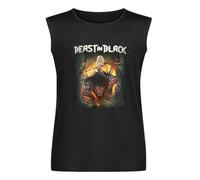 Beast in from Hell with Love Vest Tank T-Shirt Graphic Mens Black Top Unisex Sleeveless Tee XL
