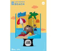 Beast Kingdom - Line Friends - Beach Diorama Stage D-Stage Figure Statue