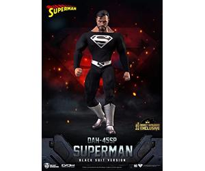 BEAST KINGDOM - WARNER BROS DC COMICS Superman Black Suit 1:9 Scale Dynamic 8ction Heroes Action Figure