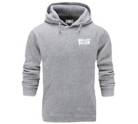 Beast Mode Hoodie Pocket Gym Clothing Muscles Bodybuilding Training Workout Exercise Boxing MMA Gift Top (UK, Alpha, S, Regular, Regular, GREY)