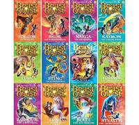 Beast Quest Series 3 & 4 Collection (12 Books) - The Dark Realm and The Amulet of Avantia: Thrilling Adventures of Magic, Heroism, and Battles for Young Fantasy Readers