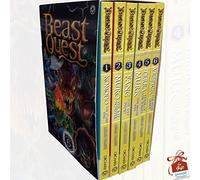 Beast Quest Series 6 Collection 6 Books Set By Adam Blade With Gift Journal inc Komodo the Lizard King, Muro the Rat Monster, Fang the Bat Fiend, Murk the Swamp Man, Terra, Curse of the Forest