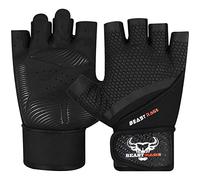 BEAST RAGE Gym Gloves for Men & Women - Padded Anti-Slip Training Gloves for Weightlifting & CrossFit | Buy 1 Get 1 sale- Limited Stock