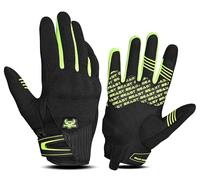 BEAST RAGE Summer Motorcycle Gloves-Breathable Touchscreen Riding Gloves for Men Women, Lightweight Off-Road Racing Gloves with Finger Guards,Non-Slip Grip (Green, L)
