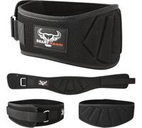 BEAST RAGE Weight Lifting Belt Auto Lock Neoprene Lumbar Support Double Padded Fitness Belt Gym Training for Men Women Curved Grip Big Loads Squats Deadlifts Powerlifting Training (Green, M)