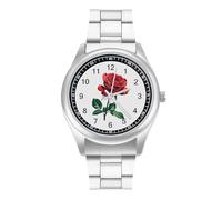 Beast Rose Beauty Quartz Watch Alloy Watch Dress Decorative for Business Men Women with Design Pattern Print