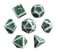 Beast Totem Dice - MULTIPLE SYLES - Polyhedral TTRPG Dice - for RPGs card games and Tabletop RPG's - CHOOSE YOUR STYLE (Green)
