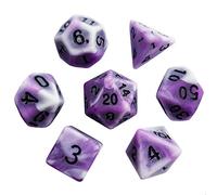 Beast Totem Dice - MULTIPLE SYLES - Polyhedral TTRPG Dice - for RPGs card games and Tabletop RPG's - CHOOSE YOUR STYLE (Purple)