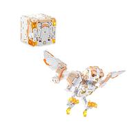 BEASTBOX 52TOYS BB-41 WHITENOISE "White Noise" Transformation Toy, Transformation Toy from Cube to Bird and Owl Transformation Toy, Painted, Highly Movable, Action Figure, Mech Beast Transformation