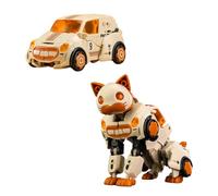 BEASTBOX 52TOYS BEASTDRIVE BD-16 FICKLE STEP "Fickle Step" Buildable Transformation Figure, Cat, Vehicle Transformation, Highly Movable, Action Figure, Toy Robot Battery Required, Painted, Perfect