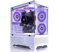 BEASTCOM Q3 Gaming PC Desktop Computer AMD Ryzen 5 3400G, 4K Vega Graphics, 16GB RAM, 512GB M.2 NVMe, 500W 80PLUS PSU, WiFi, Gaming Office Console, Towers Prebuilt PC