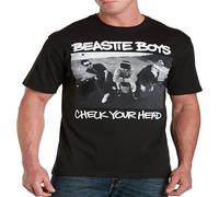 Beastie Boys Check Your Head Big & Tall Short Sleeve Graphic Mens T Shirt Size L Black