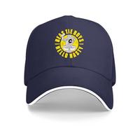 Beastie Boys Hello Nasty Robot Circle Album Art Black Baseball Cap Adjustable Unisex Sandwich-Style