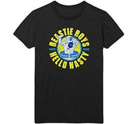Beastie Boys Men's BEASTTS02MB02 T-Shirt, Black, Medium (38" - 40")