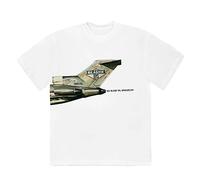 Beastie Boys Men's No Sleep Til Brooklyn Plane T-Shirt White | Officially Licensed Merchandise, White, Large