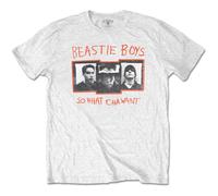 Beastie Boys Men's So What Cha Want Cotton T-Shirt in White | Size: Medium Beastie Boys White M