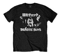 Beastie Boys Rock Off The Unisex T-Shirt: Check Your Head Japanese (Small), Black, L
