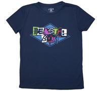 Beastie Boys Women's Multicolour Logo T-Shirt in Blue | Size: Small Beastie Boys Blue S