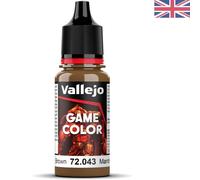 Beasty Brown 17 ml Eyedropper Acrylic Paint - Matte Finish for Model Figures