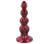 Beasty Cocks - Werewolf Willie dildo with suction cup - burgundy (21 cm)