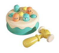 Beat A Mole Pounding Toy Interactive Mini Game for Toddlers Hand Eye Coordination Development (Green)