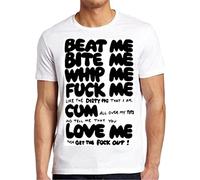 Beat Bite Whip Me Adam Ants Retro Tee Tshirt White M