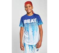 Beat Boyz Club Boy's 'Drippy' Printed T-Shirt in Cobalt | Size: 9-10 Years Beat Boyz Club Cobalt 9-10 Years