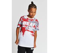 Beat Boyz Club Boy's 'Shredder' Camo T-Shirt in White | Size: 13-14 Years Beat Boyz Club White 13-14 Years