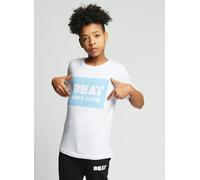 Beat Boyz Club Label T-Shirt - White/Cornflower - 9/10