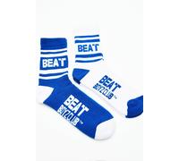 Beat Boyz Club Men's 'Beat Boyz Twinpack Sports Socks in Cobalt Beat Boyz Club Cobalt One Size