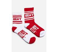 Beat Boyz Club Men's 'Beat Boyz Twinpack Sports Socks in Red Beat Boyz Club Red One Size