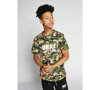 Beat Boyz Club Pyramid T-Shirt - Orange Pop Camo - 13/14