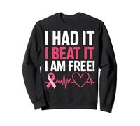 Beat Breast Cancer Survivor Pink Ribbon Sweatshirt