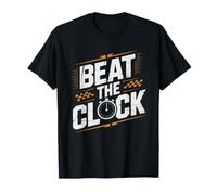 Beat Clock Bracket Racing Vintage Drag Race Humor Strip T-Shirt