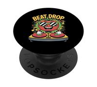 Beat Drop Dj Enjoy The Rhythm Fun PopSockets Adhesive PopGrip