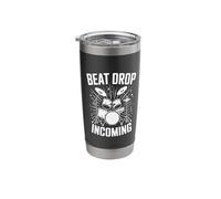 Beat Drop Incoming Drums Band Drumset Drummer Stainless Steel Insulated Tumbler