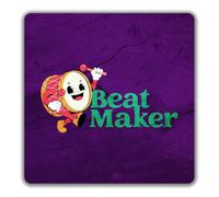 Beat Maker Funny Drumming Drummer Drums 2 Pack Coasters - 9cm x 9cm