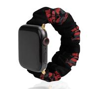Beat On The Brat Fashion Scrunchie Watch Strap Compatible with IWatch Series 1 2 3 4 5 6 Elastic Replacement Band