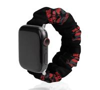 Beat On The Brat Fashion Scrunchie Watch Strap Compatible with IWatch Series 1 2 3 4 5 6 Elastic Replacement Band