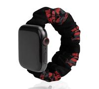 Beat On The Brat Fashion Scrunchie Watch Strap Compatible with IWatch Series 1 2 3 4 5 6 Elastic Replacement Band